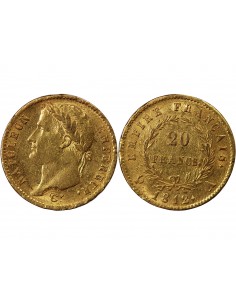 NAPOLÉON Ier - 20 FRANCS OR 1812 A PARIS 2