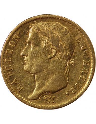 NAPOLEON Ier - 20 FRANCS OR 1812 W LILLE
