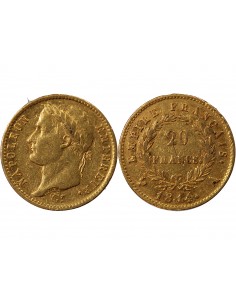 NAPOLEON Ier - 20 FRANCS OR 1814 A PARIS 2