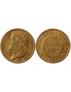 NAPOLEON Ier, CENT JOURS - 20 FRANCS OR 1815 A PARIS 2