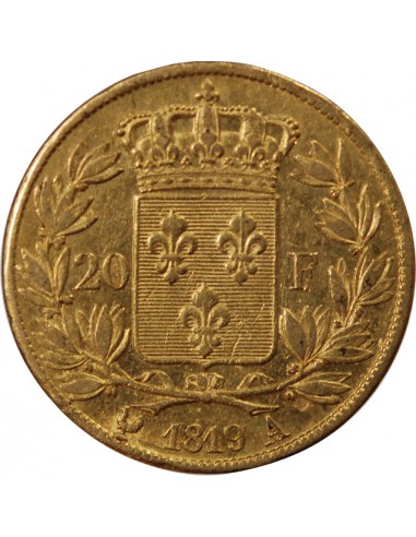 LOUIS XVIII - 20 FRANCS OR 1819 A PARIS