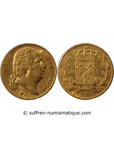 LOUIS XVIII - 20 FRANCS OR 1819 A PARIS