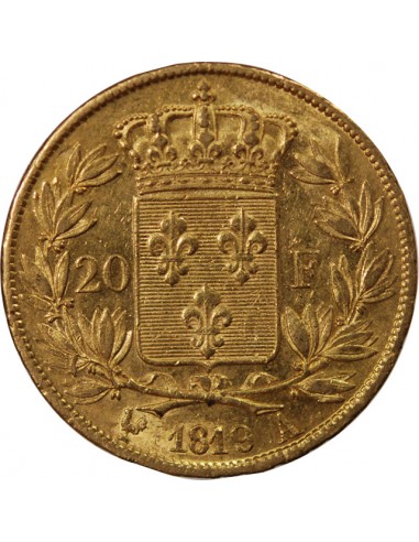 LOUIS XVIII - 20 FRANCS OR 1819 A PARIS