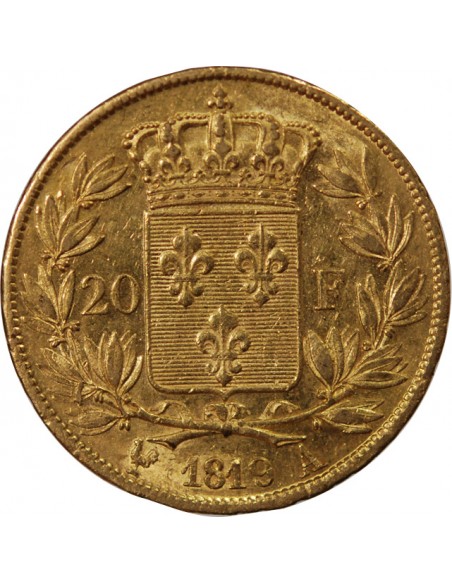 LOUIS XVIII - 20 FRANCS OR 1819 A PARIS