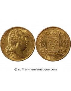 LOUIS XVIII - 20 FRANCS OR 1819 A PARIS