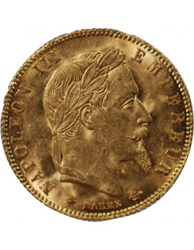 NAPOLEON III - 5 FRANCS OR 1868 A PARIS