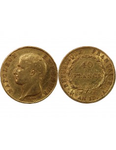 NAPOLEON Ier - 40 FRANCS OR AN 13 A PARIS﻿﻿ 2