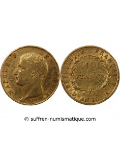 NAPOLEON Ier - 40 FRANCS OR AN 13 A PARIS﻿﻿