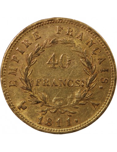 NAPOLEON Ier﻿ - 40 FRANCS OR 1811 A PARIS