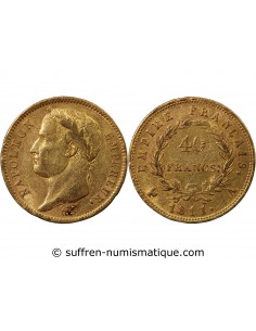 NAPOLEON Ier﻿ - 40 FRANCS OR 1811 A PARIS