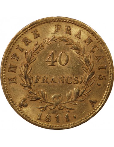 NAPOLEON Ier﻿ - 40 FRANCS OR 1811 A PARIS