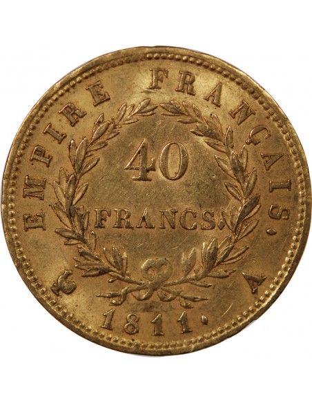 NAPOLEON Ier﻿ - 40 FRANCS OR 1811 A PARIS