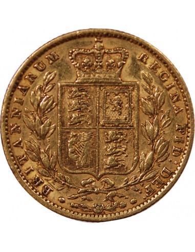 GRANDE-BRETAGNE, VICTORIA - SOUVERAIN OR ECUSSON 1859