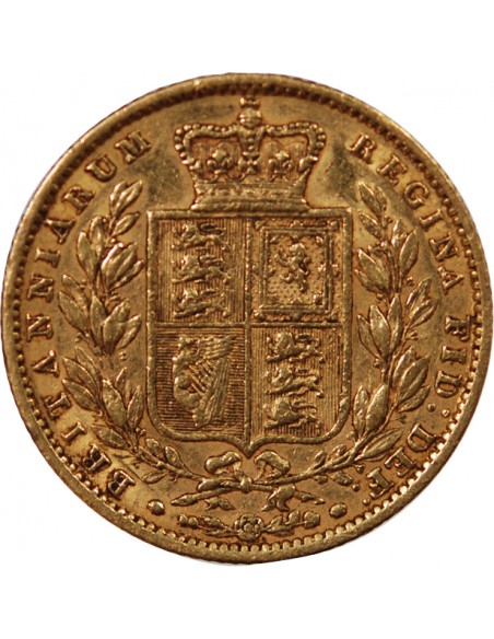 GRANDE-BRETAGNE, VICTORIA - SOUVERAIN OR ECUSSON 1859
