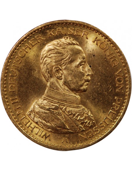 ALLEMAGNE, PRUSSE, WILHELM II - 20 MARK OR 1914
