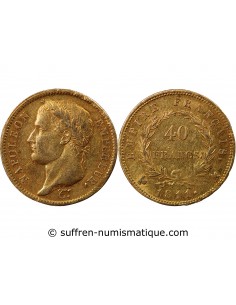 NAPOLEON Ier﻿ - 40 FRANCS OR 1811 A PARIS Variété A/COQ
