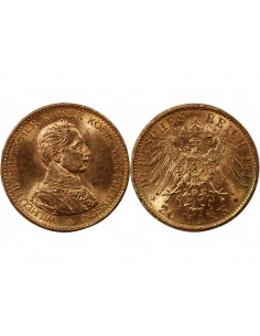 ALLEMAGNE, PRUSSE, WILHELM II - 20 MARK OR 1914 2