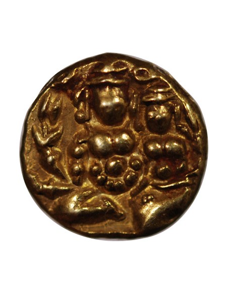 Inde Harihara II Inde Royaume De VIjayanagara, Hari Hara II - 1/2 Pagode Or 1377-1404 1/2 pagode Or 1377-1404