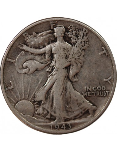USA - 1/2 DOLLAR ARGENT "Liberty Walking" 1945