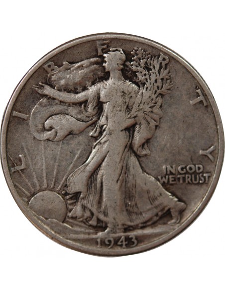 USA - 1/2 DOLLAR ARGENT "Liberty Walking" 1945