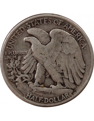 USA - 1/2 DOLLAR ARGENT "Liberty Walking" 1945