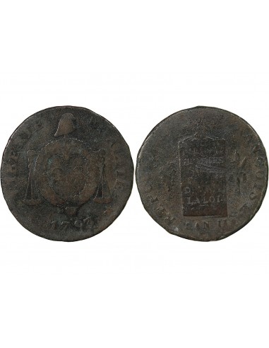 REVOLUTION FRANCAISE, CONVENTION - 2 SOLS AUX BALANCES 1793 W. ARRAS