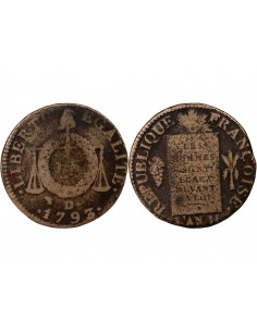 REVOLUTION FRANCAISE, CONVENTION - SOL AUX BALANCES 1793 D. DIJON 2
