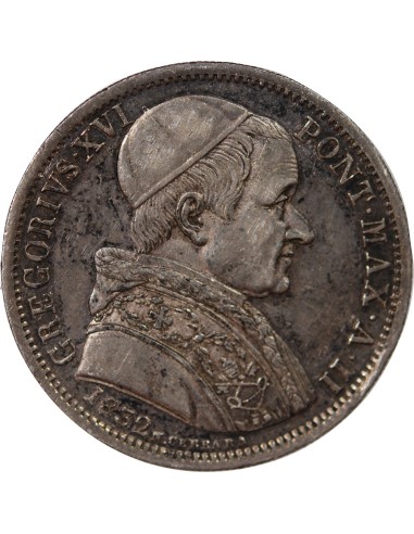 VATICAN, GREGOIRE XVI - 50 BAIOCCHI 1832 ROME