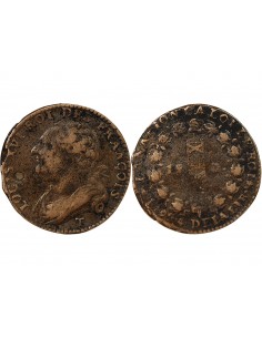 LOUIS XVI, CONSTITUTION - 12 DENIERS 1792 T NANTES 2