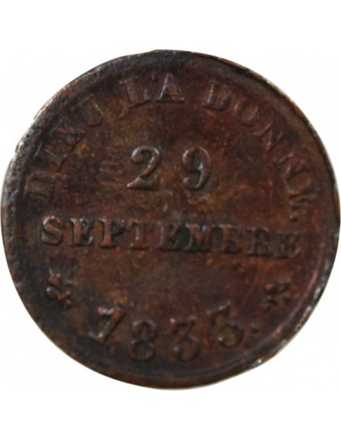 HENRI D'ARTOIS, PRETENDANT HENRI V - MÉDAILLETTE 1833