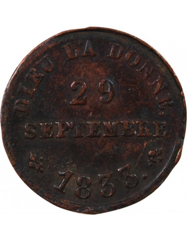 HENRI D'ARTOIS, PRETENDANT HENRI V - MÉDAILLETTE 1833