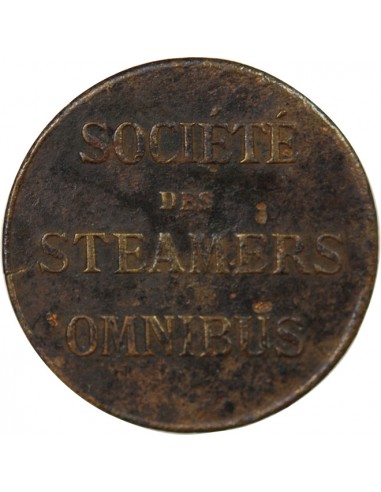 LOIRE INFERIEURE - BAC DE NANTES / SOCIETE DES STEAMERS OMNIBUS - 2 CENTIMES