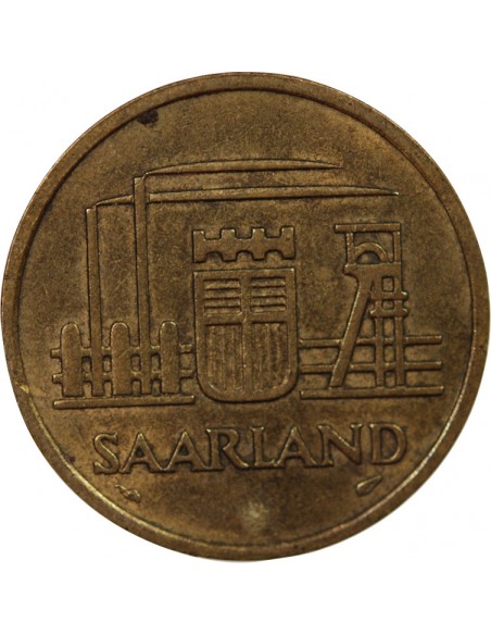 ALLEMAGNE, SARRE - 50 FRANKEN 1954