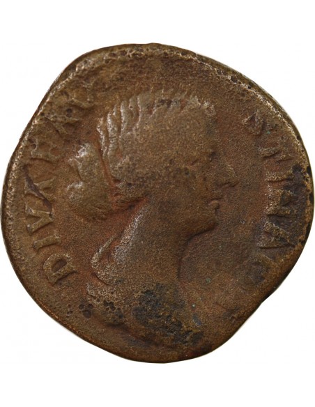 FAUSTINE LA JEUNE - SESTERCE 176-180 ROME