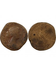 FAUSTINE LA JEUNE - SESTERCE 176-180 ROME 2