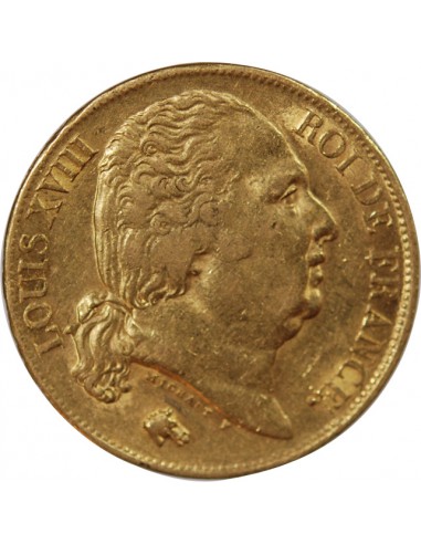 LOUIS XVIII - 20 FRANCS OR 1817 A PARIS