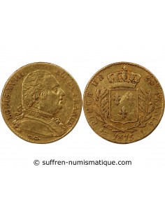 LOUIS XVIII - 20 FRANCS OR 1815 L BAYONNE