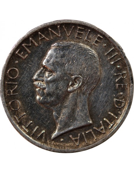 ITALIE, VICTOR-EMMANUEL III - 5 LIRE ARGENT 1927 R ROME