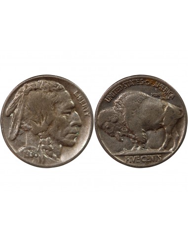 USA - 5 CENTS "Buffalo Nickel" 1936 PHILADELPHIE