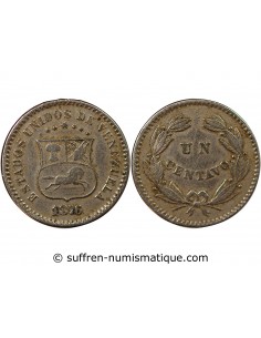 VENEZUELA - 1 CENTAVO 1876
