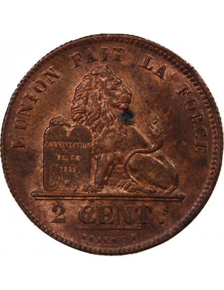 BELGIQUE, LEOPOLD Ier - 2 CENTIMES 1835