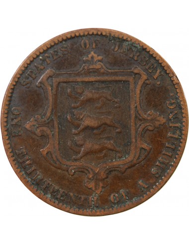 JERSEY, VICTORIA - 1/13 SHILLING 1870