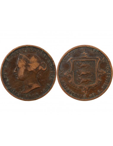 JERSEY, VICTORIA - 1/13 SHILLING 1870