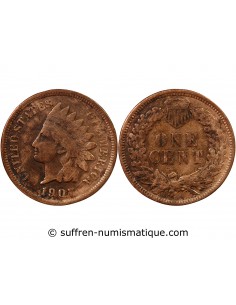 USA - 1 CENT "Indian Head" 1907 PHILADELPHIE