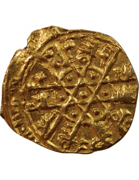 CALIFAT FATIMIDE, AL-MUSTANSIR BILLAH - 1/4 DINAR, 1036 / 1095 SICILE