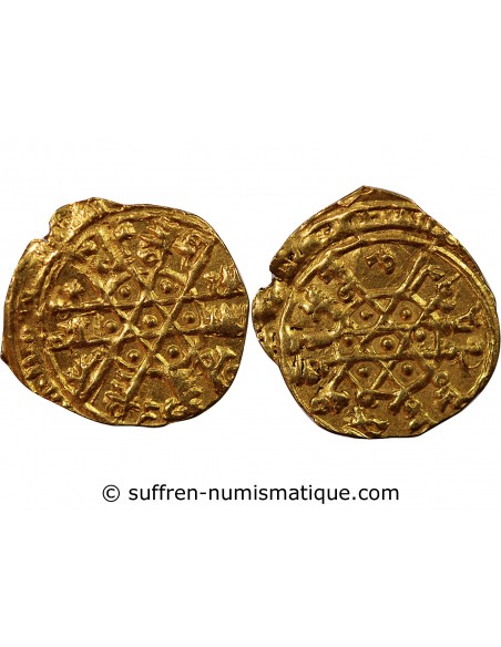 CALIFAT FATIMIDE, AL-MUSTANSIR BILLAH - 1/4 DINAR, 1036 / 1095 SICILE