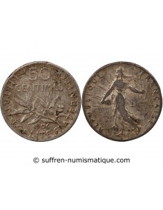 SEMEUSE - 50 CENTIMES ARGENT 1906