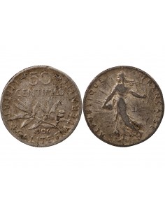 SEMEUSE - 50 CENTIMES ARGENT 1906 2