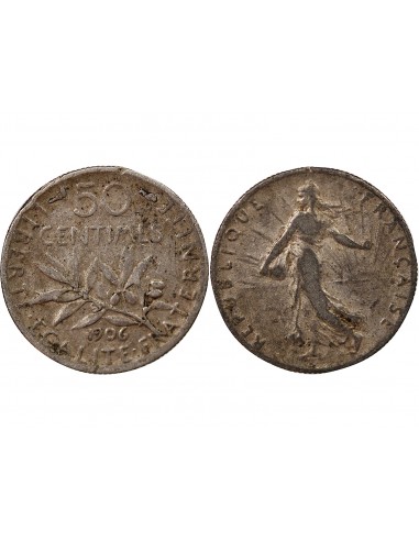 SEMEUSE - 50 CENTIMES ARGENT 1906