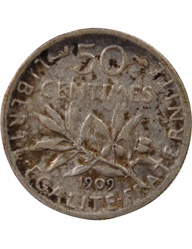 SEMEUSE - 50 CENTIMES ARGENT 1909